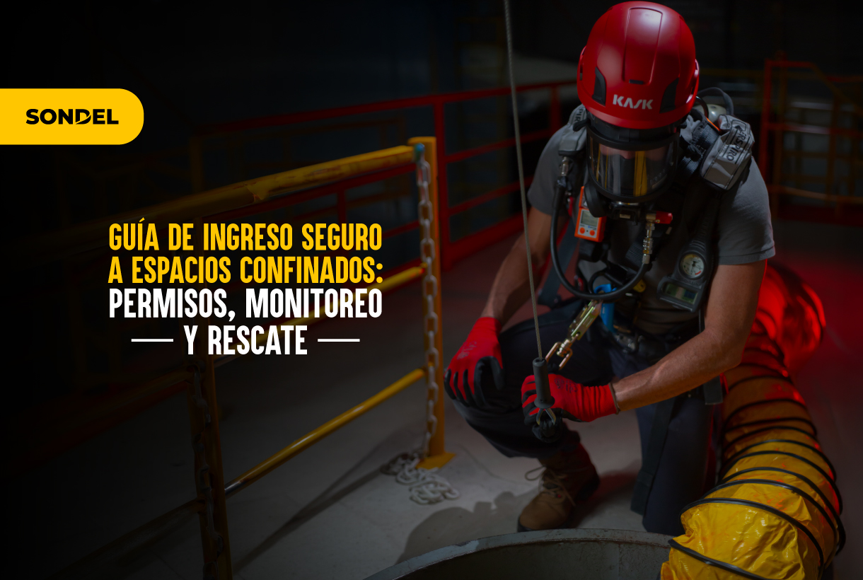 Guía de ingreso seguro a espacios confinados: permisos, monitoreo y rescate