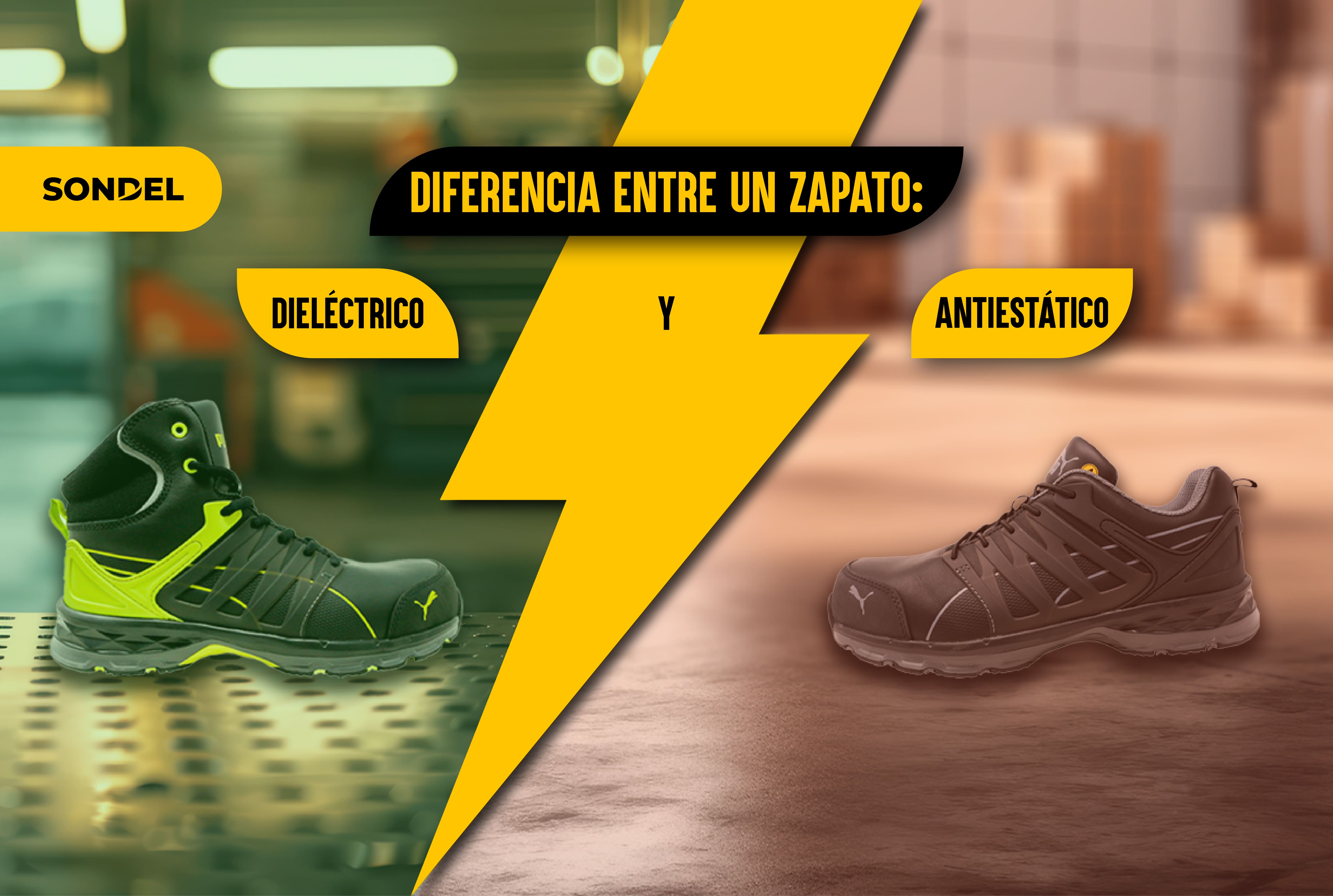 Diferencias entre zapato diel&eacute;ctrico y antiest&aacute;tico, &iquest;las conoces?