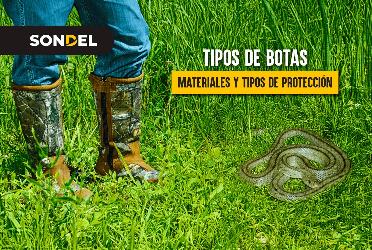 Botas de seguridad para mordedura de serpiente